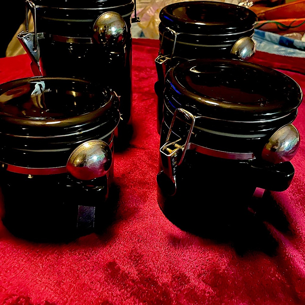 Crofton - Set Of Four (4) Ceramic Canisters